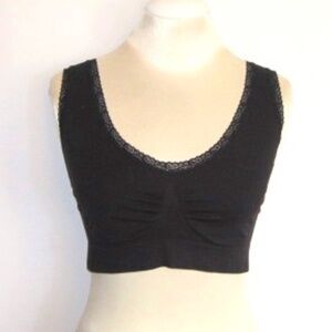 Rhonda Shear Seamless Lace Trim Bra